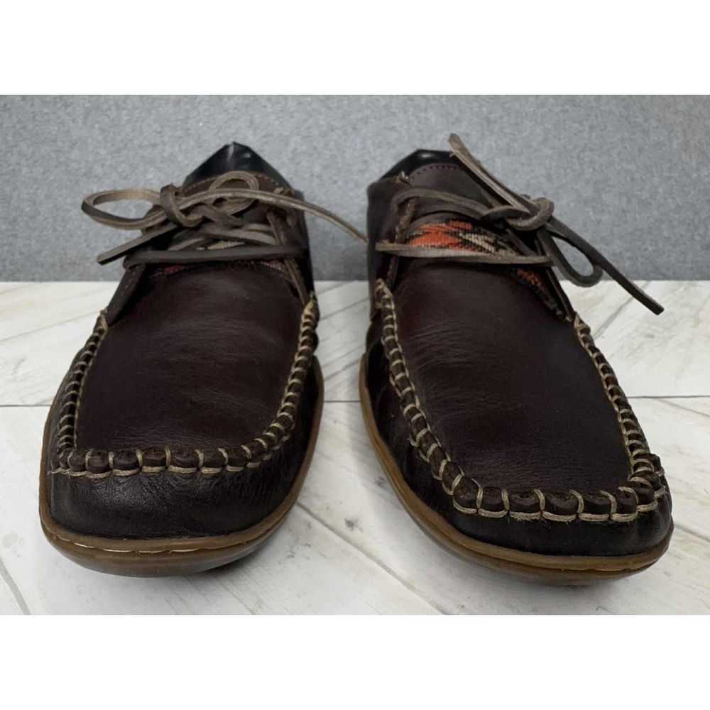 Soul Of Africa‎ Leather Moccasin Loafer Shoe Size UK 7 - Men's 8 Women's 9-9.5 - Picture 4 of 10